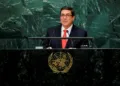 Cuba's Foreign Minister Bruno Rodriguez Parrilla addresses the United Nations General Assembly in the Manhattan borough of New York, U.S., September 22, 2016. REUTERS/Eduardo Munoz
