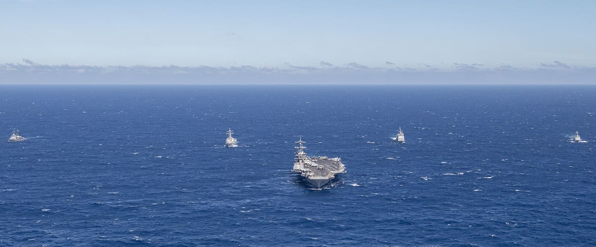 Portaaviones Carl Vinson EE.UU. Filipinas Mar de China Meridional 1