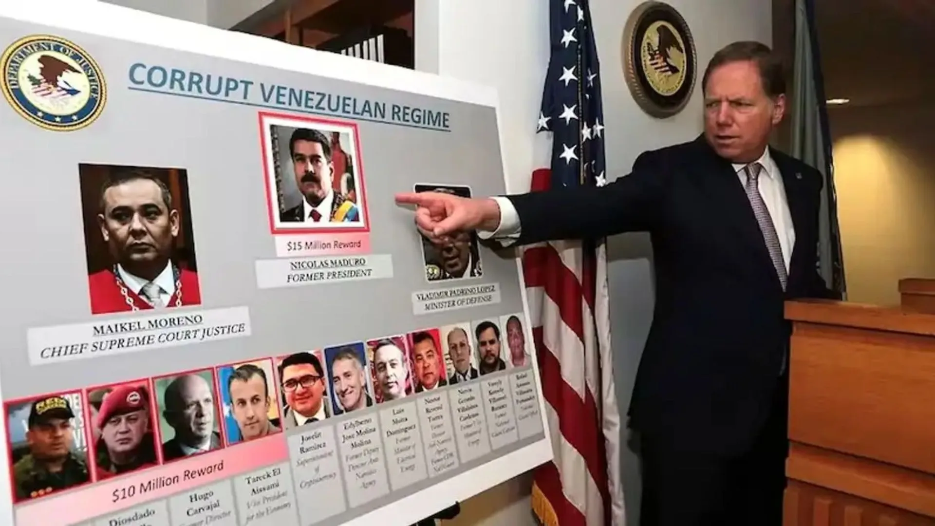Estados Unidos señala a Nicolás Maduro como cabeza de una organización narcoterrorista, motivo por el cual aduce que es legítimo atacar supuestas embarcaciones narco y objetivos en tierra / Créditos: archivo