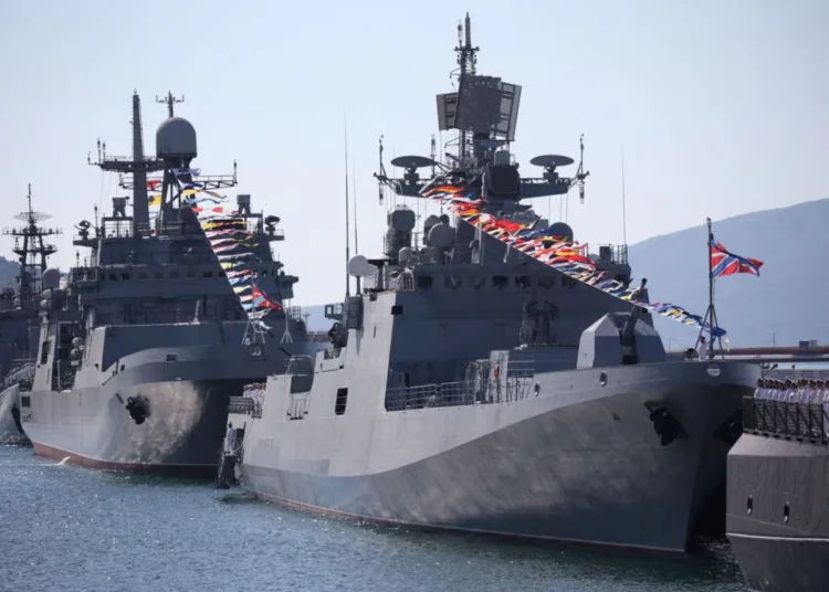 Flota rusa del Mar Negro en Crimea. Créditos: Stringer/AFP/Getty