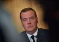 El expresidente de Rusia, Dmitri Medvedev. Créditos: AFP/Getty