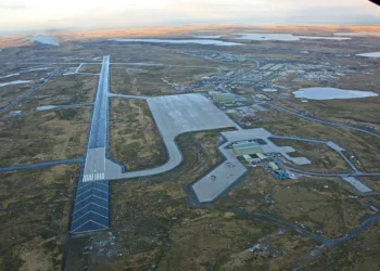 La base británica en Monte Agradable es el nodo logístico del Reino Unido en el Atlántico Sur / Créditos: Donald Morrison