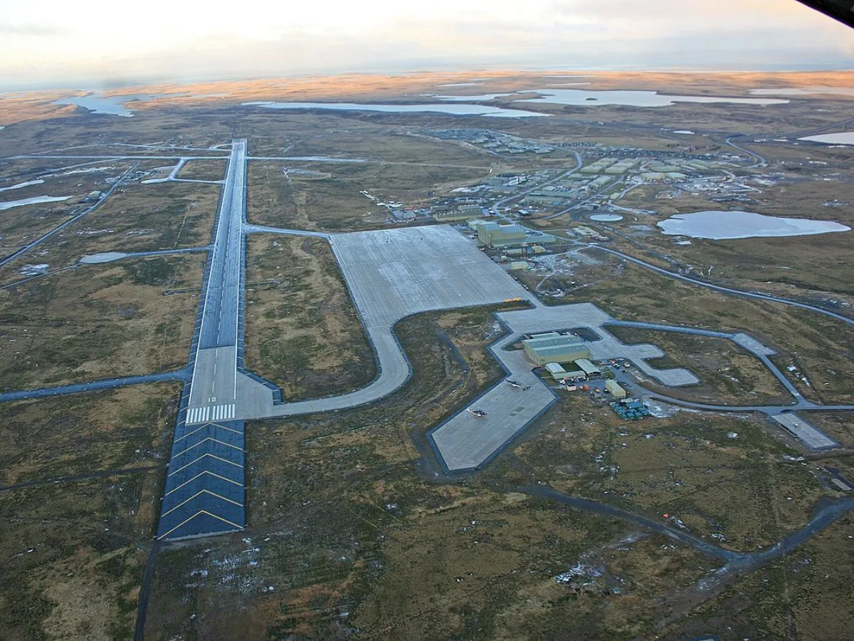 Base británica en Monte Agradable