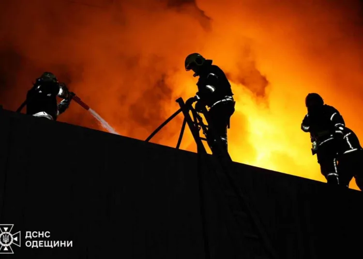 Bombardeo ruso en Ucrania