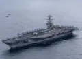 Estados Unidos reforzó su flota en el Caribe sur con el portaviones USS Gerald Ford, el más grande del mundo / Crédito: archivo