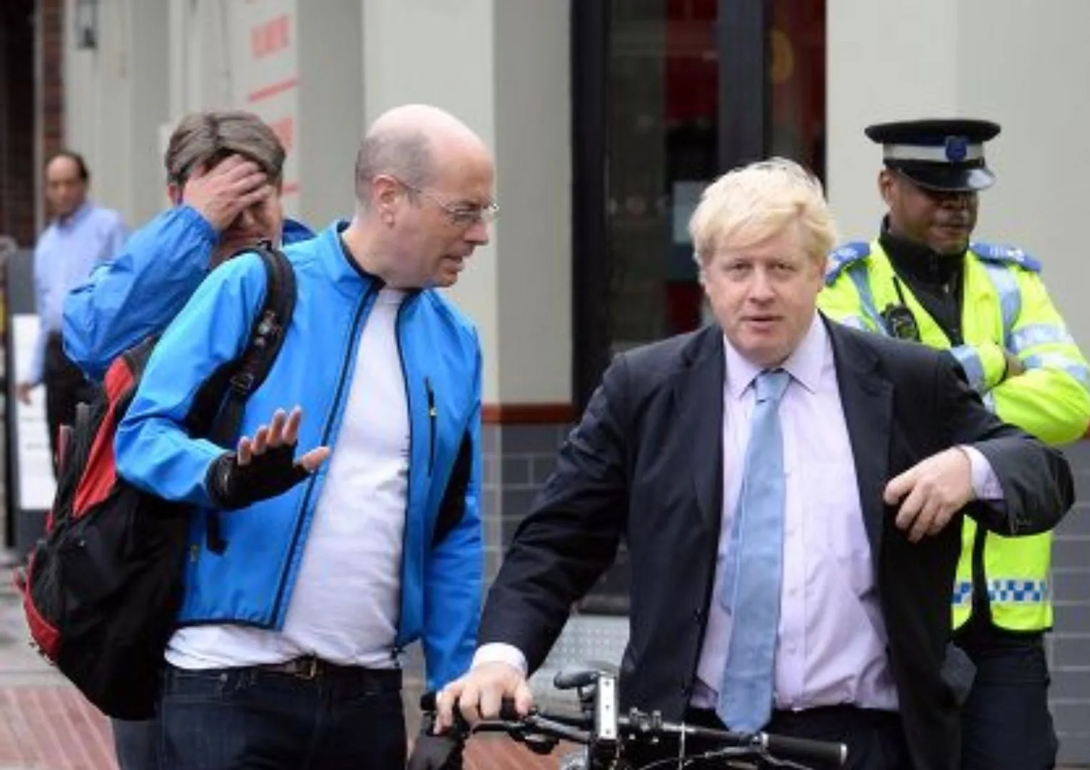 Andrew Gilligan y Boris Johnson. Colaborador de imágenes