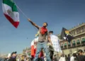 Marcha de la llamada Generación Z del 15 noviembre en el Zócalo de la Ciudad de México.EVA FONSECA/AFP via Getty Images