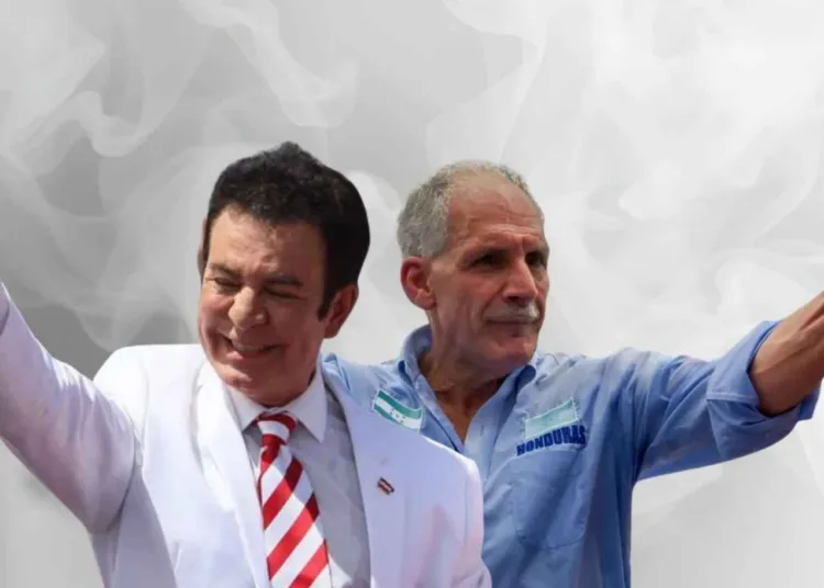 Salvador Nasralla y Tito Asfura, candidatos a presidente de Honduras que se disputan el escrutinio provisorio