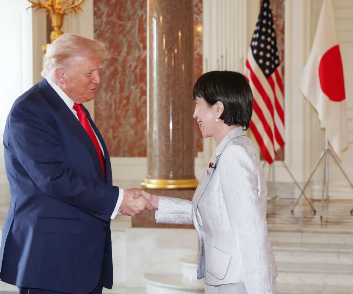 Donald Trump y Sanae Takaichi