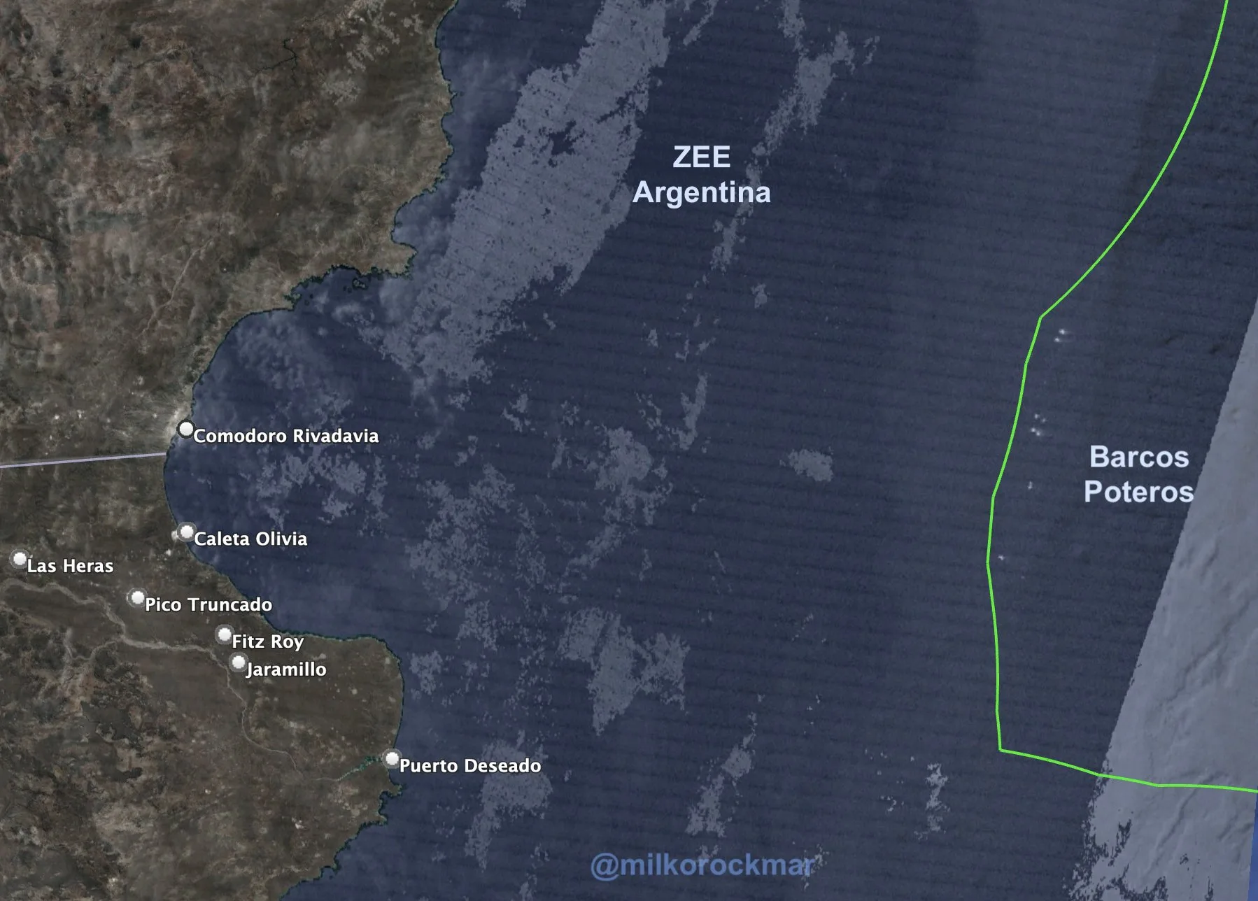 dedicados a la pesca de calamar ya arribaron al Atlántico Sur