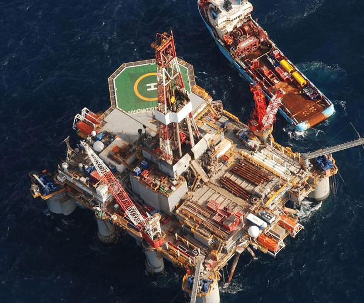 El proyecto, situado a 220 km al norte de las Islas Malvinas, implica la perforación de 23 pozos y la producción de más de 300 millones de barriles de petróleo durante 30 años.. créditos: Mercopress