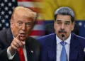 El presidente de Estados Unidos, Donald Trump y el de Venezuela, Nicolás Maduro