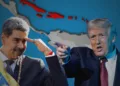 Donald Trump y Nicolás Maduro, tensión en el caribe. créditos: Escenario Mundial