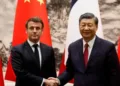 Xi Jinping y Emmanuel Macron