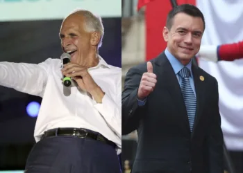 Nasry Asfura y Daniel Noboa. Crédito: archivo