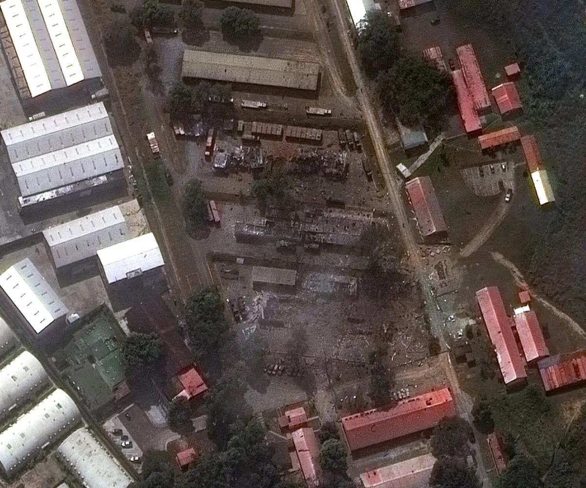 Fuerte Tiuna bombardeado