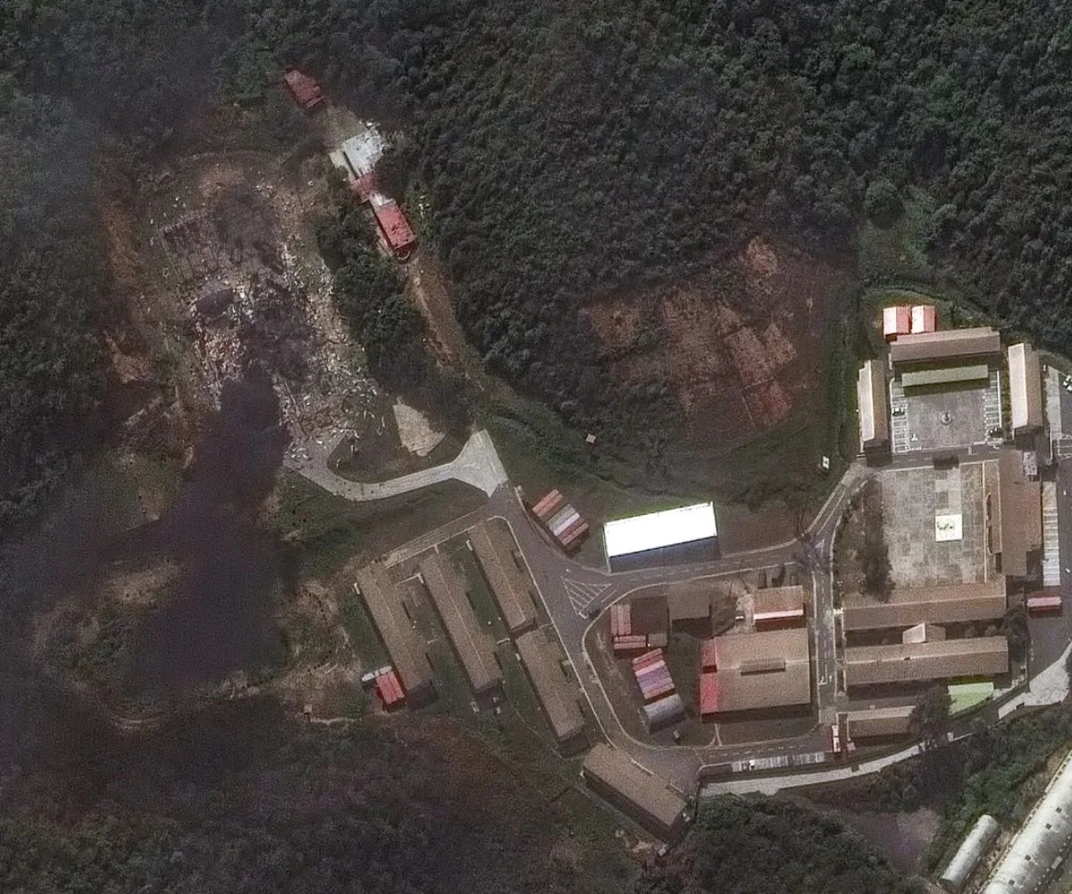 Fuerte Tiuna destruido por bombardeos