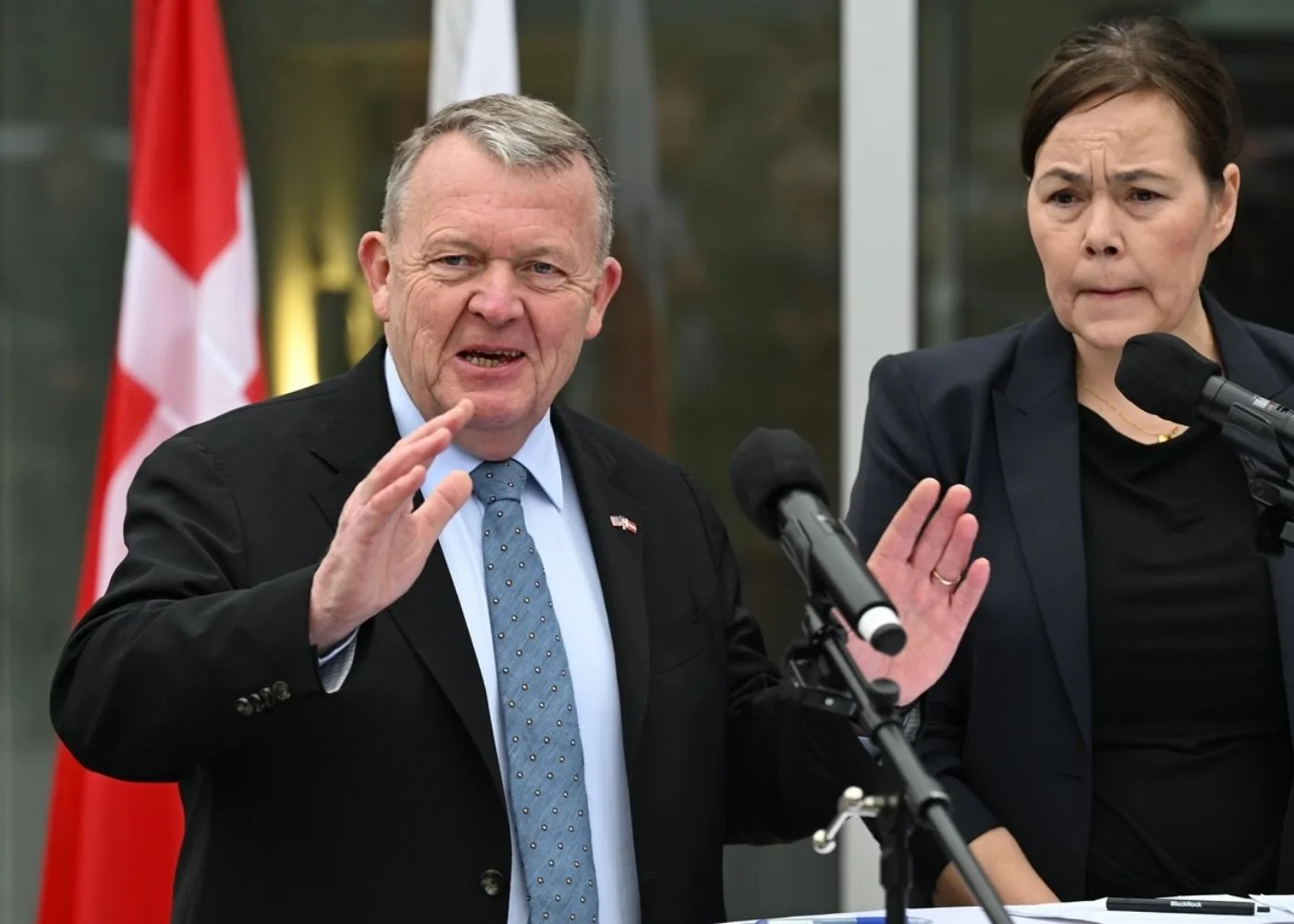 Cancilleres de Dinamarca y Groenlandia