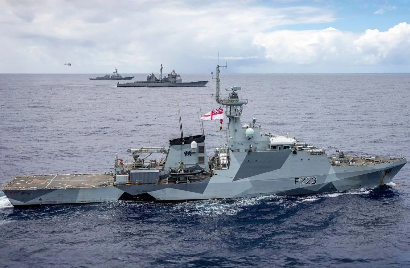 HMS Medway. Crédito: Real Armada Británica