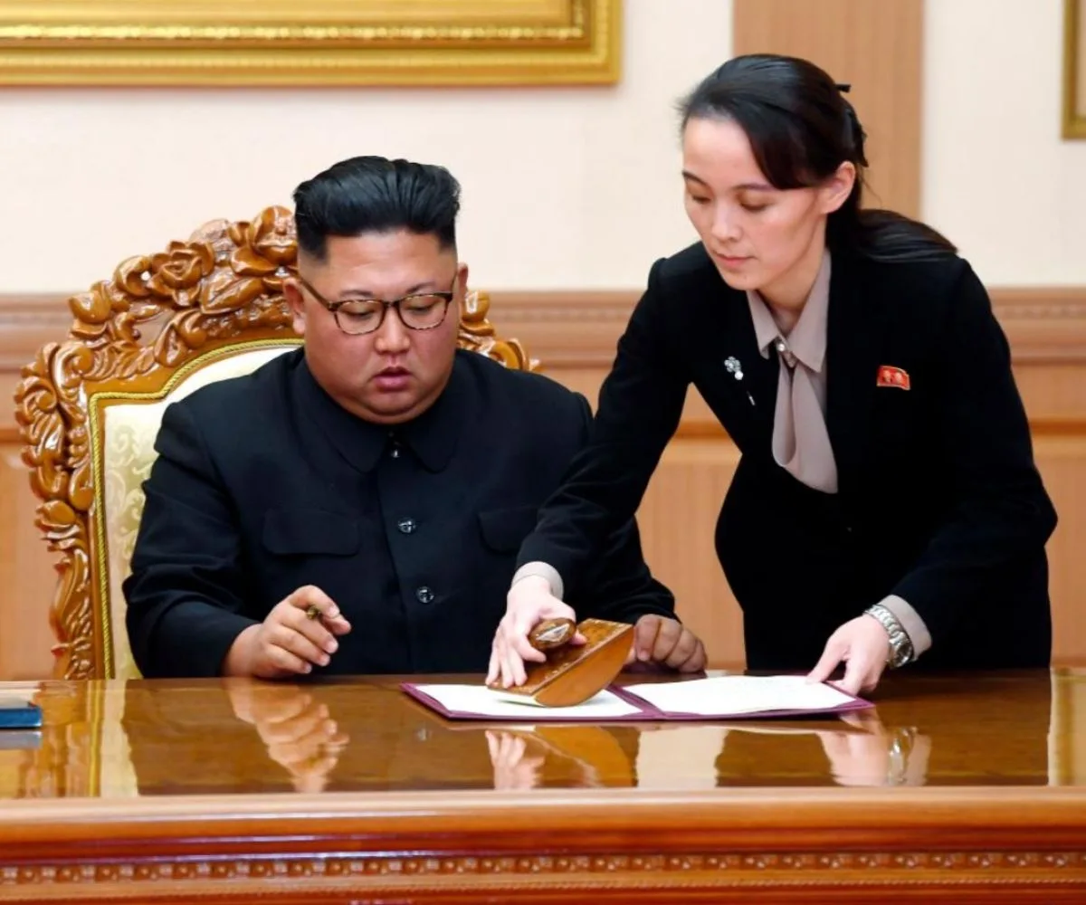 Kim Jong-Un y Kim Yo-Jong