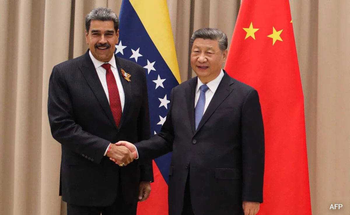Xi Jinping y Maduro durante un encuentro en 2023. Reuters