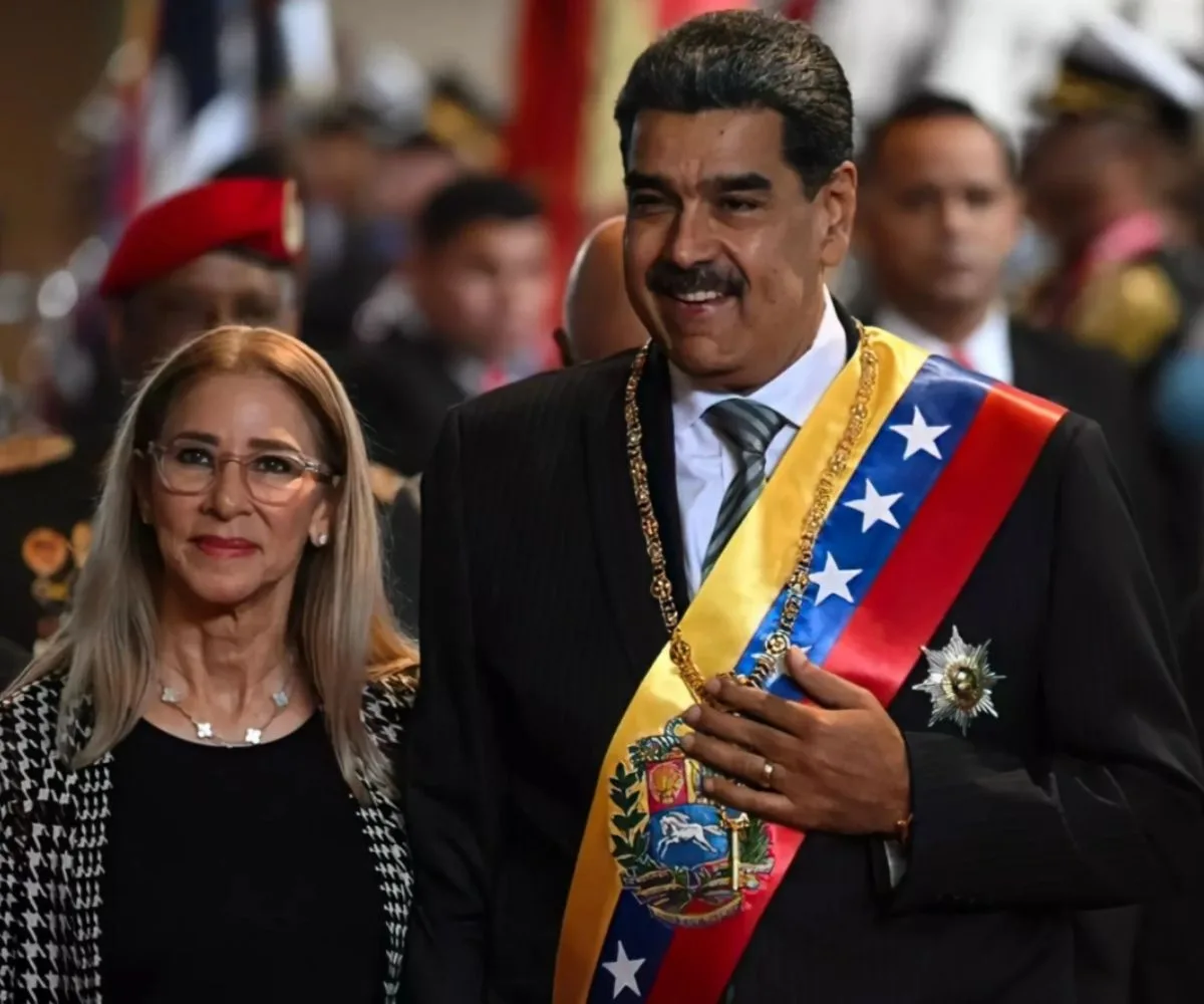 Maduro y Cilia Flores