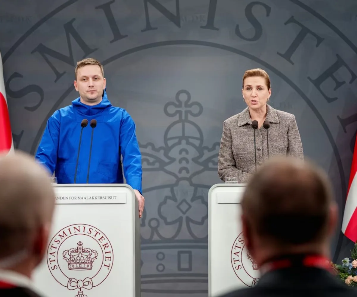 Los primeros ministros de Groenlandia y Dinamarca