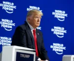 Donald Trump en el foro de Davos