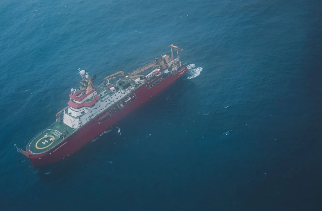 RRS Sir David Attenborough. Crédito: BFSAI
