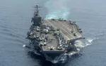 El USS Abraham Lincoln está próximo a llegar al Mar Arábigo (área CENTCOM). Créditos: Open Source Intel (@Osint613)