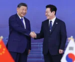 Presidentes de China y Corea del Sur