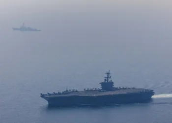 Despliegue del al grupo de ataque del portaaviones USS Abraham Lincoln operando en el Mar Arábigo. Crédito: CENTCOM