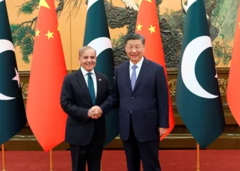 Presidente chino Xi Jinping y el primer ministro pakistaní. Creditos-Archivo.
