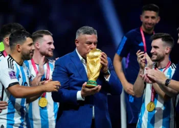 Claudio "Chiqui" Tapia, presidente de la Asociación del Fútbol Argentino, campeona mundial en Qatar 2022. Aníbal Greco - LA NACIÓN