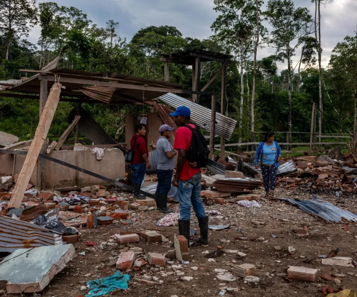 Bombardeo en Ecuador
