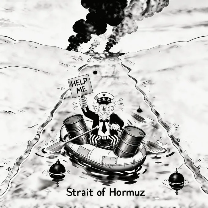 Publicación en la cuenta de X de China Xinhua News el día 18 de marzo de 2026 bajo la descripción de "Nada a la derecha. Nada a la izquierda".