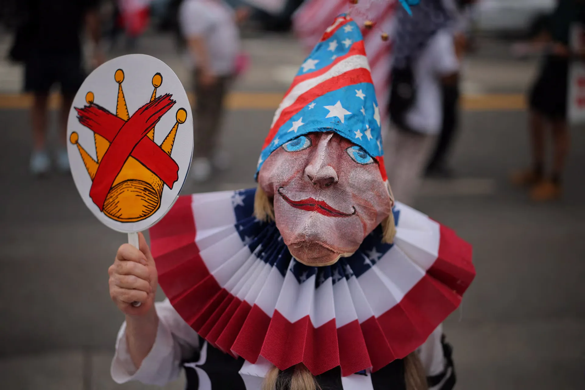 Protestas “No Kings” en Los Angeles, California. Créditos: REUTERS/Daniel Cole