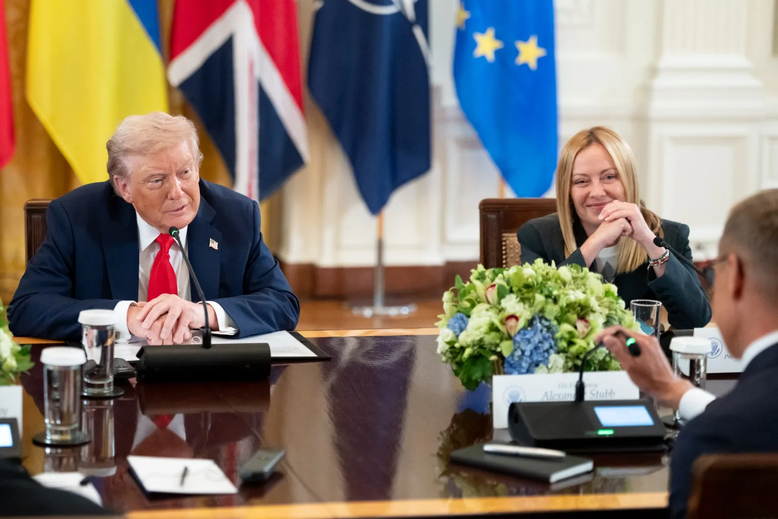 El presidente Trump se reúne con líderes europeos. Créditos: The White House Gallery.