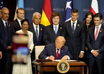 Shield of the Americas impulsado por Donald Trump. Crédito: Casa Blanca vía X