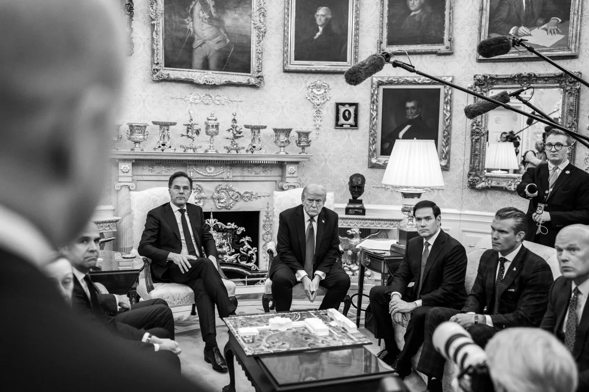 El presidente Donald Trump se reúne con el secretario general de la OTAN, Mark Rutte. Créditos: The White House, Washington, Gallery.
