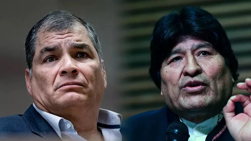Evo Morales y Rafael Correa vetados por ahora para ser candidatos políticos