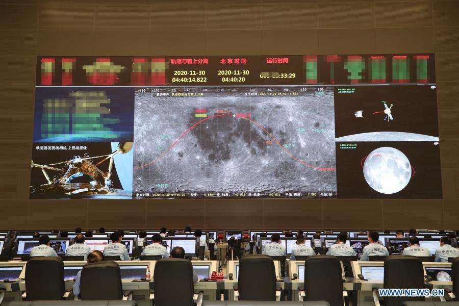 La sonda Chang’e-5 de China se prepara para aterrizar en la Luna