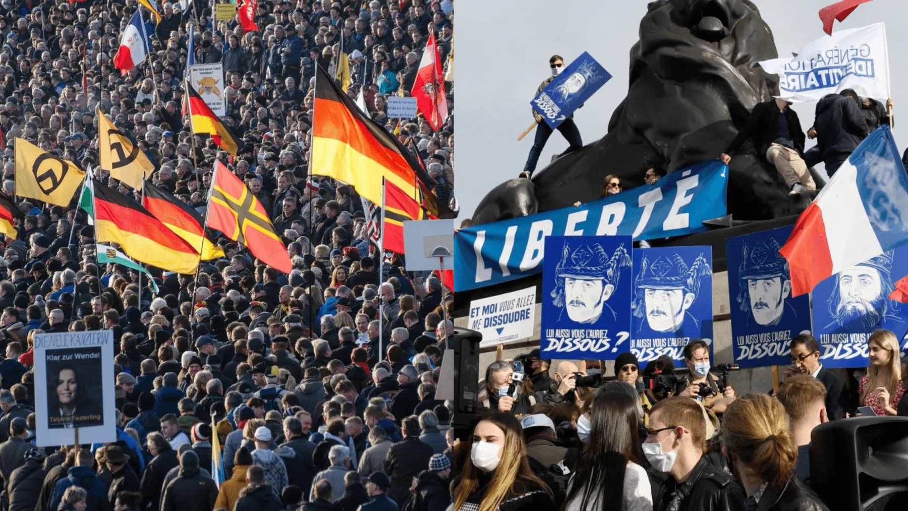 Alemania y Francia se preocupan por las extremas derechas