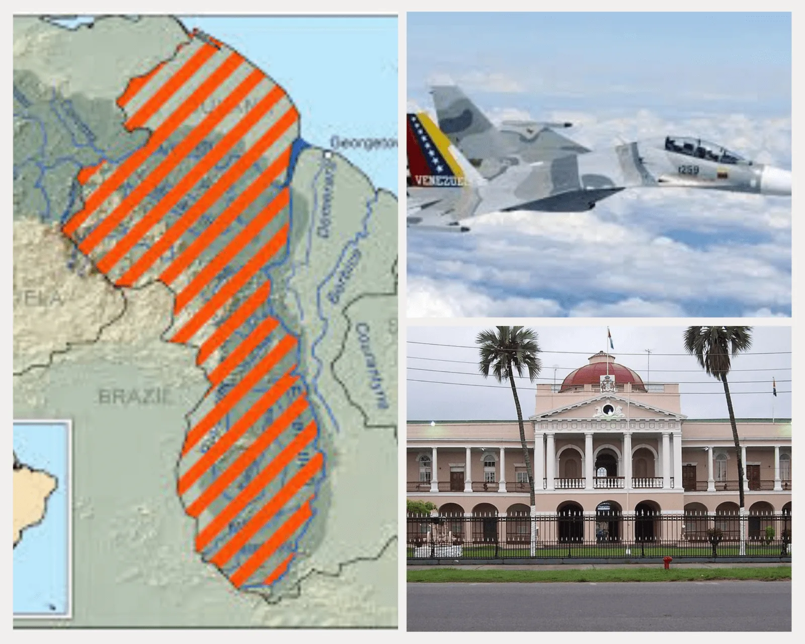Queja diplomática de Guyana por el sobrevuelo de aeronaves militares venezolanas