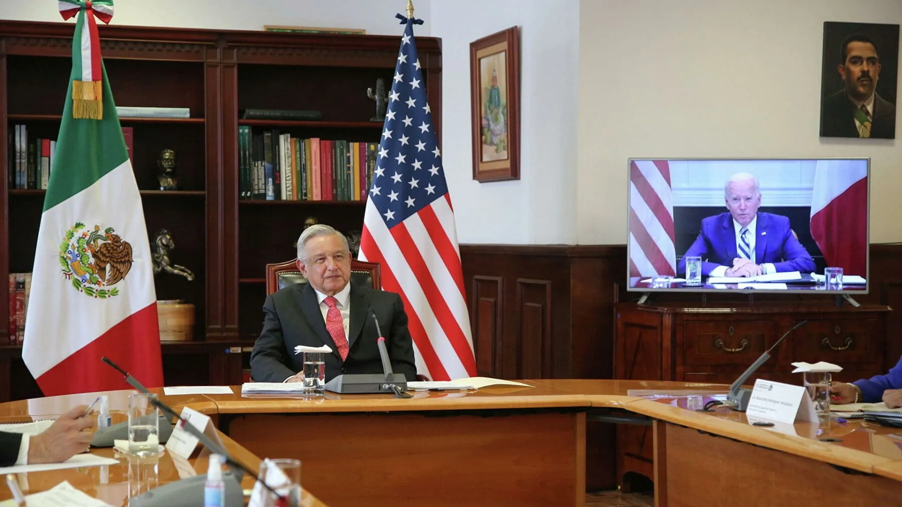 Primera reunión entre Biden y López Obrador