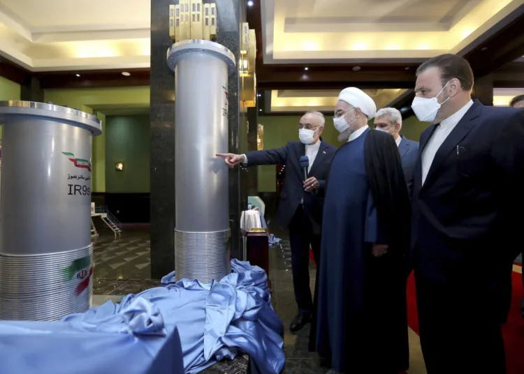 (Iranian Presidency Office via AP)