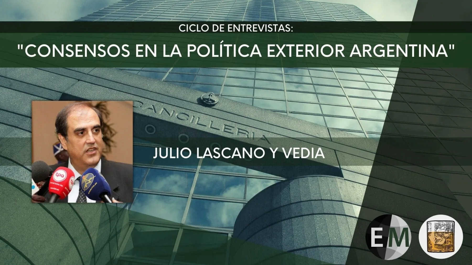 Julio Lascano y Vedia: “La Argentina necesita inserción práctica en el mundo, a partir de círculos estratégicos”