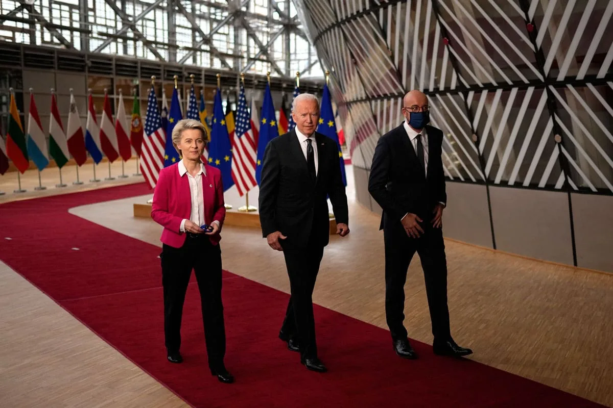 Biden se reúne con los líderes de la Unión Europea ante las persistentes tensiones comerciales