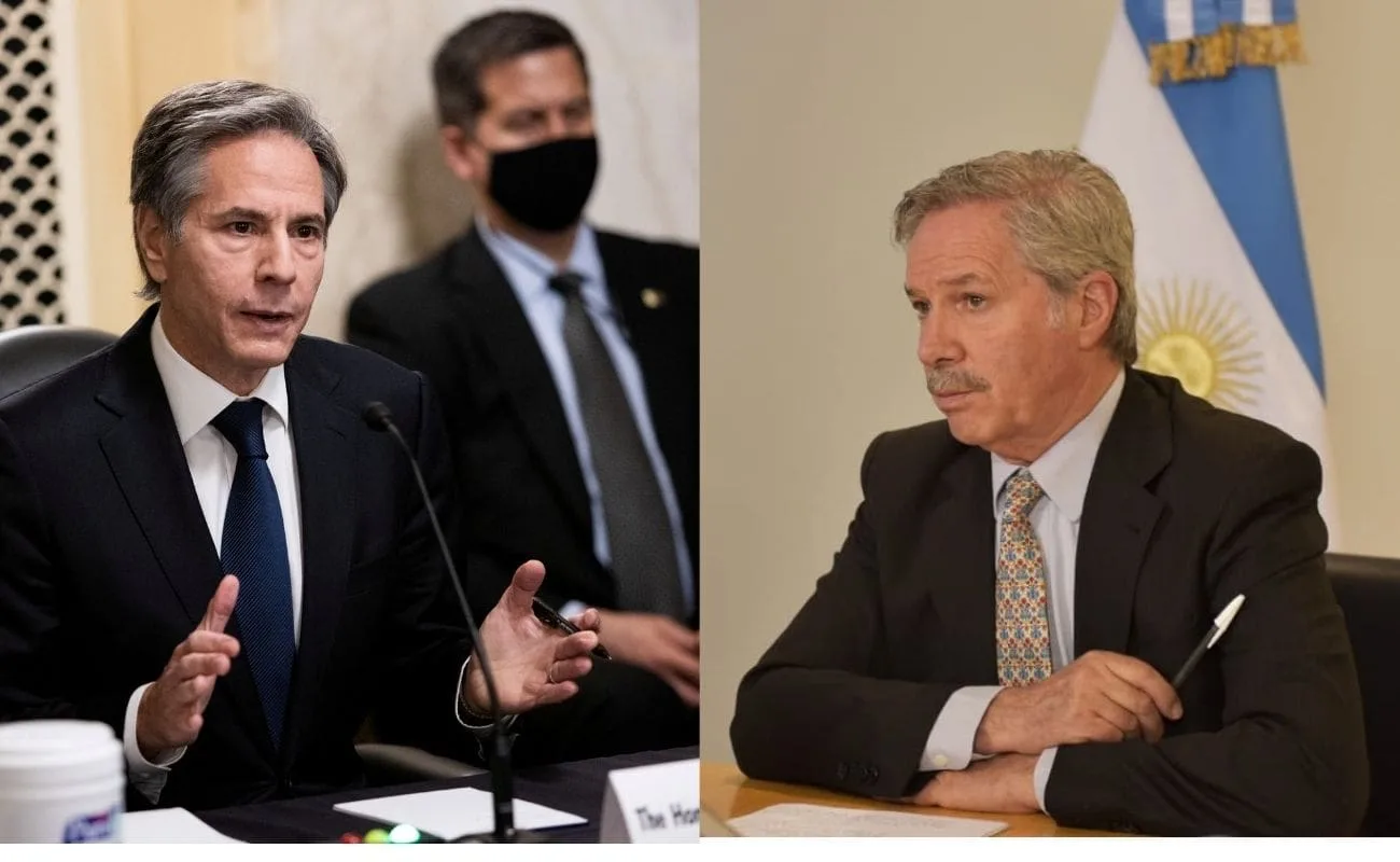 Conversación entre Felipe Solá y Antony Blinken sobre la situación en Nicaragua