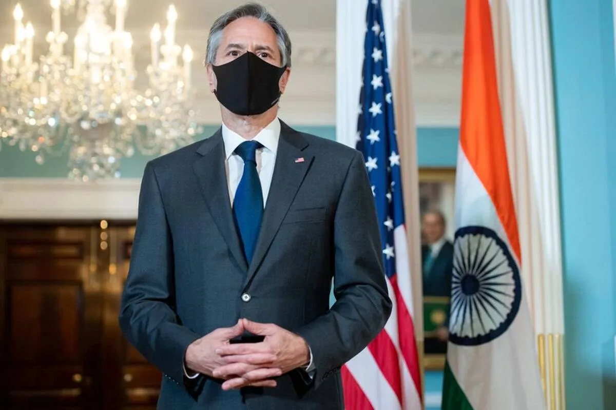 Antony Blinken visita la India con el objetivo de tratar cuestiones como Afganistán y China